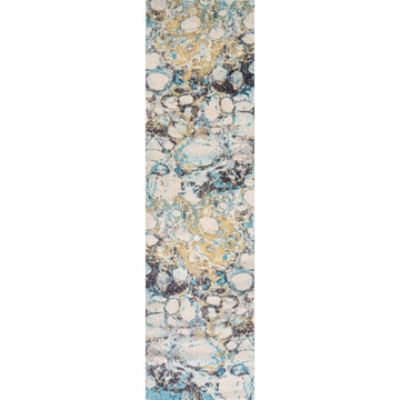 Pebble Marbled Abstract Area Rug